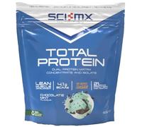SCI-MX Total Protein - Concentrate & Isolate Protein Powder - Lean Muscle Development - Chocolate Mint • No Added Sugar • 4.2g BCAAs + 21g Protein per Serving • 900g