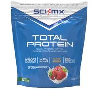 SCI-MX Total Protein - Dual Concentrate & Isolate Powder - Lean Muscle Development - Strawberry • No Added Sugar • 4.2g BCAAs • 900g