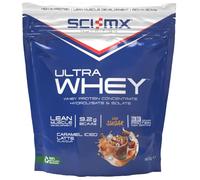 SCI-MX Ultra Whey Protein Muscle Building & Recovery Protein Powder with Naturally Occurring Glutamine & Amino Acids - Caramel Iced Latte Flavour - 800g (18 Servings)