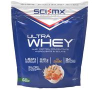 SCI-MX Ultra Whey Protein Muscle Building & Recovery Protein Powder with Naturally Occurring Glutamine & Amino Acids - Salted Caramel Flavour - 800g (18 Servings)