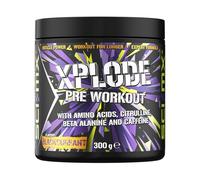 SCI-MX - X-PLODE Pre-Workout - 300g - Blackcurrant Flavour - 250mg Caffeine, 6g Citrulline Malate, 3.2g Beta Alanine / serving - Suitable for Vegetarians + Vegans