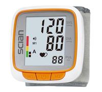 Scian Wrist Blood Pressure Monitors for Home Use, Automatic Blood Pressure Wrist Cuff with Voice Broadcast, Large Display, 2 Users 180 Memory with Carrying Case