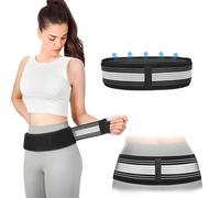 Sciatica Belt, Sacroiliac Belt Support Relieve Back Pain & SI Joint, Anti-Slip Adjustable Lower Back Support for Men Women, Sciatica Pain Relief Products for Pelvis Lumbar Nerve Leg (Gray, S)