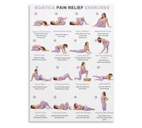 Sciatica Exercises Poster Stretch