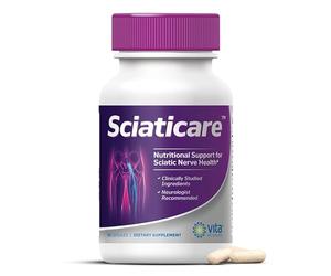 SCIATICARE Neurologist Recommended. Sciatica Pain Relief. Lower Lumbar Nerve Formula, Helps Soothe, Protect & Regenerate Nerves. Clinical Strength