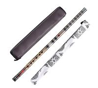 SciAza flute instrument recorder instrument tin whistle Hand-Carved Ancient Style One-Section Flute, a Novice Musical Instrument for Students and Adults(Color:G)