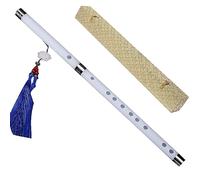 SciAza flute instrument recorder instrument tin whistleAcrylic Jade Flute, Ancient Musical Instrument, Transverse Flute Suitable for Students, Adults and Beginners(Color:1,Size:G)