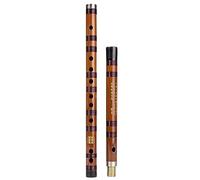 SciAza flute instrument recorder instrument tin whistleOne Section/Two Sections, Two Styles of Ancient Rhyme Flute Wind Instruments(Color:2,Size:KEY F)