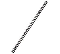 SciAza flute instrument recorder instrument tin whistleSmooth/Frosted Pure Titanium Thickened Metal Transverse Flute, Instrument for Students, Adults and Novices(Color:2,Size:D)