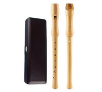 SciAza flute instrument recorder instrument tin whistleTwo-Stage 8-Hole English/German Treble C Recorder, Suitable for Novice Adult Students(Color:British)