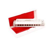 SciAza harmonicas for adults chromatic harmonica harmonica setDiatonic Scale with Different Tonality 10 Holes 20 Tones Suitable for Students, Adults and Beginners(Color:PADDY A)