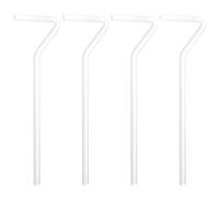 Scicalife 4Pcs Glass Cell Spreader Rods L Shaped Bacterial Spreading Bars for Microbiology Laboratory Polished Edge-Less Head Smooth Agar Spreading for Petri Dishes and Teaching Use