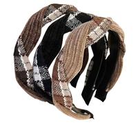 scicent 3 Pcs Alice Headband Cross Head Band Soft Hairbands for Party Fashion Non-Slip Hair Band Women Girls 1816