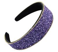 scicent Alice Bands Women Crystal Rhinestone Headbands for Girls Fashion Glitter Sparkly Diamond Head Bands 26014