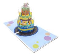 scicent Birthday Cake 3D Pop Up Greeting Crads for Women Men Boys Girls Happy Birthday-08