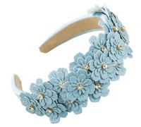 scicent Hair Bands Flower Head Bands Fashion Blue Hair Accessories for Women Girls 25905