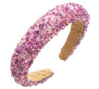 scicent Head Bands Rhinestone Headband Fashion Padded Hairband Fancy Bling Diamond Hair Bands Sparkle Crystal Hairhoop Hair Accessories for Women Girls 16625