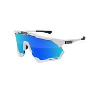 Scicon Sports Aeroshade XL Multimirror Bicycle Cycle Sunglasses White / Blue