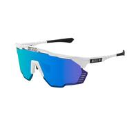 Scicon Sports Bicycle Cycle Aeroshade Kunken Multimirror Sunglasses Blue / White