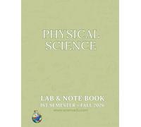 Science-2-U Physical Science Lab Book: 1st Semester