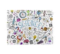Science,500 Pieces Puzzles for Adults-Wooden Jigsaw Puzzle for Adults Elderly