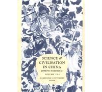 Science and Civilisation in China: Volume 6, Biology and Biological Technology, Part 1, Botany