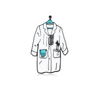 Science and Medical Microscope Brooch,Colorful Enamel Lab Pin Jewelry for Scientists Laboratory Enthusiasts Badge Gifts, 4.0cm, Metal, no gemstone