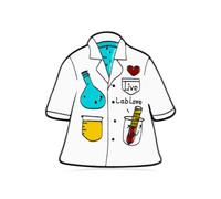 Science and Medical Microscope Brooch,Colorful Enamel Lab Pin Jewelry for Scientists Laboratory Enthusiasts Badge Gifts, 3.5cm, Metal, no gemstone
