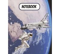 Science and Space Themed Notebook: Fun and inspiring space theme, 110 lined pages, perfect for writers, students, and future astronauts