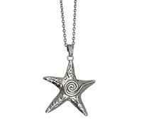 Science And Technology Big Five-pointed Y2k Sweet And Cool Pendant Necklace Retro Old Five-pointed Star Necklaces For Women