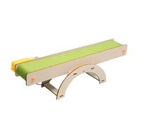 Science and Technology Toy - Elementary Electric Conveyor Kit | Wooden Experiment Model - STEM Educational Project for Home School Trip Learning Activity