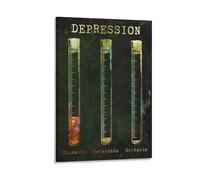 Science Art Depression Poster Art Poster Canvas Painting Decor Wall Print Photo Home Modern Decorative Posters 24x36in