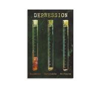 Science Art Depression Poster Canvas Art Poster And Wall Art Picture Print Modern Family Decor Posters 12x18inch(30x45