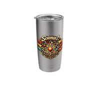 Science Atom Rocket Physics Chemistry Space Retro Vintage A Stainless Steel Insulated Tumbler