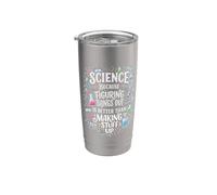Science Because Figuring Things Out Better Making Stuff Up Stainless Steel Insulated Tumbler