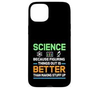 science because figuring things out funny university teacher Case for iPhone 15 Plus