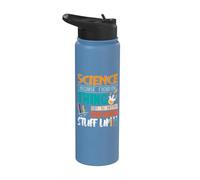 Science Because Figuring Things Out is Better Chemist Stainless Steel Insulated Water Bottle