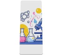 Science biology chemical experiment lab (1) Eco-Friendly Non-Slip Yoga Mat with Alignment Marks