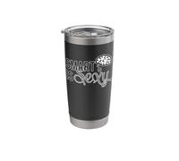 Science Biology Smart is Sexy G hic Brainy Nerd Fun Meme Stainless Steel Insulated Tumbler