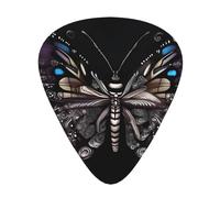 Science Butterfly Patterned guitar picks - (thin/medium/thick) free to choose, suitable for all kinds of string instruments,