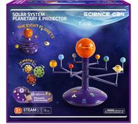Science Can Solar System for Kids, Talking Astronomy Solar System Model Kit, Space Toys with 8 Planets, Planetarium Projector STEM Toys for 3 4 5+ Years Old Boys Girls