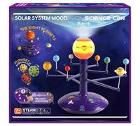 Science Can Solar System for Kids, Talking Planets Model Kit Space Toys | Planetarium Projector with 8 Planets, Astronomy STEM Toys for 4 5 6 Year Old Boys Girls