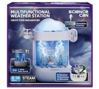Science Can STEM Kits for Ages 6-8, Versatile 3-in-1 Weather Station, Educational Science Kits with 8 Weather Patterns, Humidifier & White Noise Function, Birthday Presents for 5 6 7 8 Girls and Boys