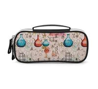 Science Chemical Knowledge Pencil Case Portable Makeup Bag Organizer Pencil Pouch Cosmetic Bags for Women