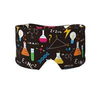 Science Chemicals Flasks, Full Eye Covers Light Blocking Eye Mask Sleep Eye and Ear Muffs