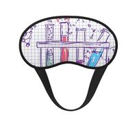 Science Chemistry Lab, Full Eye Covers Light Blocking Eye Masks Blackout Sleep Eye Muffs