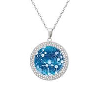 Science Chemistry Molecular Structure Diamond Necklace for Women Cute Alloy Pendants Necklace Jewelry Gift