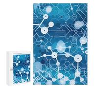 Science Chemistry Molecular Structure Jigsaw Puzzles for Adults 1000 PCS Wooden Puzzles Unique Puzzle Gifts