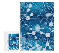 Science Chemistry Molecular Structure Jigsaw Puzzles for Adults 300 PCS Wooden Puzzles Unique Puzzle Gifts