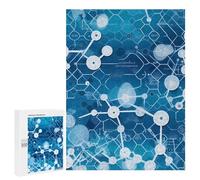 Science Chemistry Molecular Structure Jigsaw Puzzles for Adults 500 PCS Wooden Puzzles Unique Puzzle Gifts